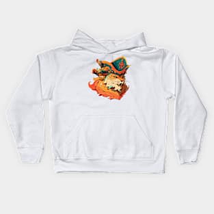 cat pirate Kids Hoodie